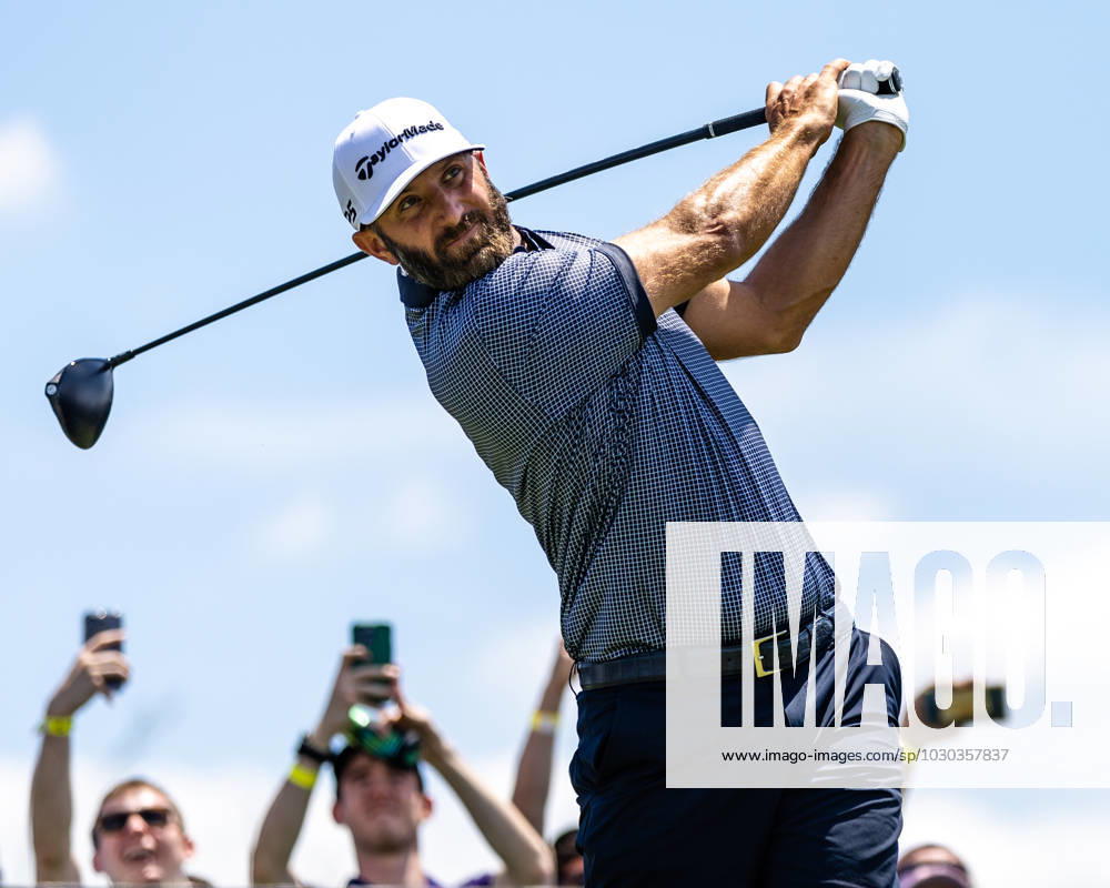 DUSTIN JOHNSON tees off during the first round of the LIV Golf DC event at Trump National Golf Club. Potomac Falls USA - ZUMAb237 20230526_znp_b237_014