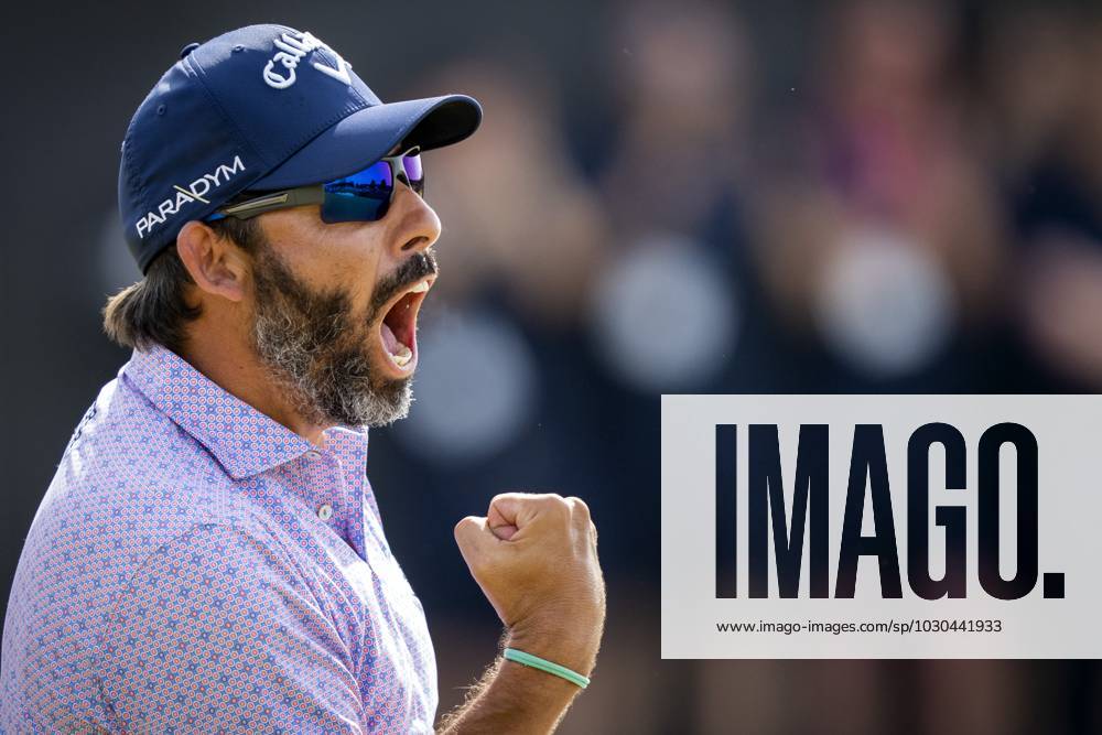 CROMVOIRT - Pablo Larrazabal (ESP) after winning the 103rd edition of the KLM Open golf tournament. The KLM Open counts as a qualifying tournament for the US Open. ANP SANDER KONING netherlands out - belgium out Cromvoirt IVx 470421568 originalFilename: 0258128940st