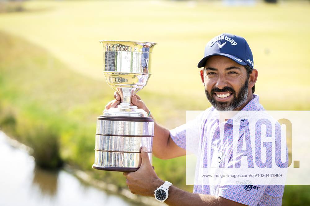 CROMVOIRT - Pablo Larrazabal (ESP) after winning the 103rd edition of the KLM Open golf tournament. The KLM Open counts as a qualifying tournament for the US Open. ANP SANDER KONING netherlands out - belgium out Cromvoirt IVx 470421684 originalFilename: 0258129078st
