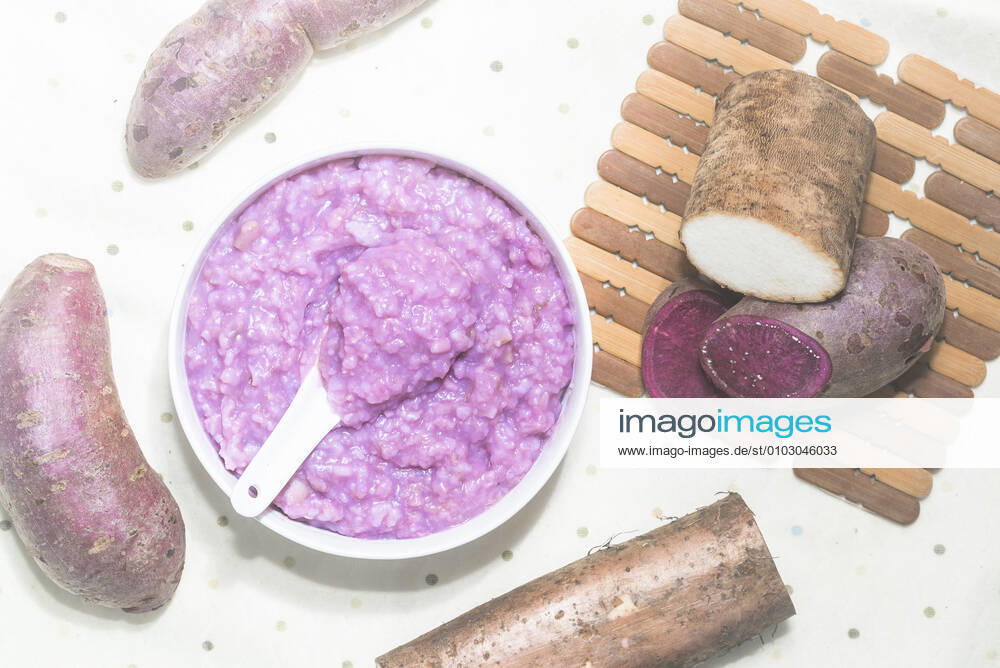 Purple potato yam porridge 596787818966548781