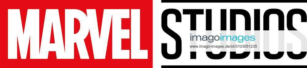 Logo Marvel Studios, film production company, white background
