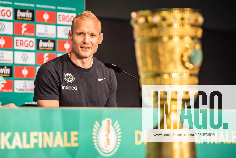 Press Conference DFB Cup Final, RB Leipzig vs Eintracht Frankfurt Berlin, 02 06 2023 Sebastian Rode Eintracht Frankfurt, 17 Press Conference DFB Cup Final, RB Leipzig vs Eintracht Frankfurt Olympiastadion, Berlin, 02 06 2023 DFL REGULATIONS PROHIBIT ANY USE OF PHOTOGRAPHS AS IMAGE SEQUENCES AND OR QUASI VIDEO