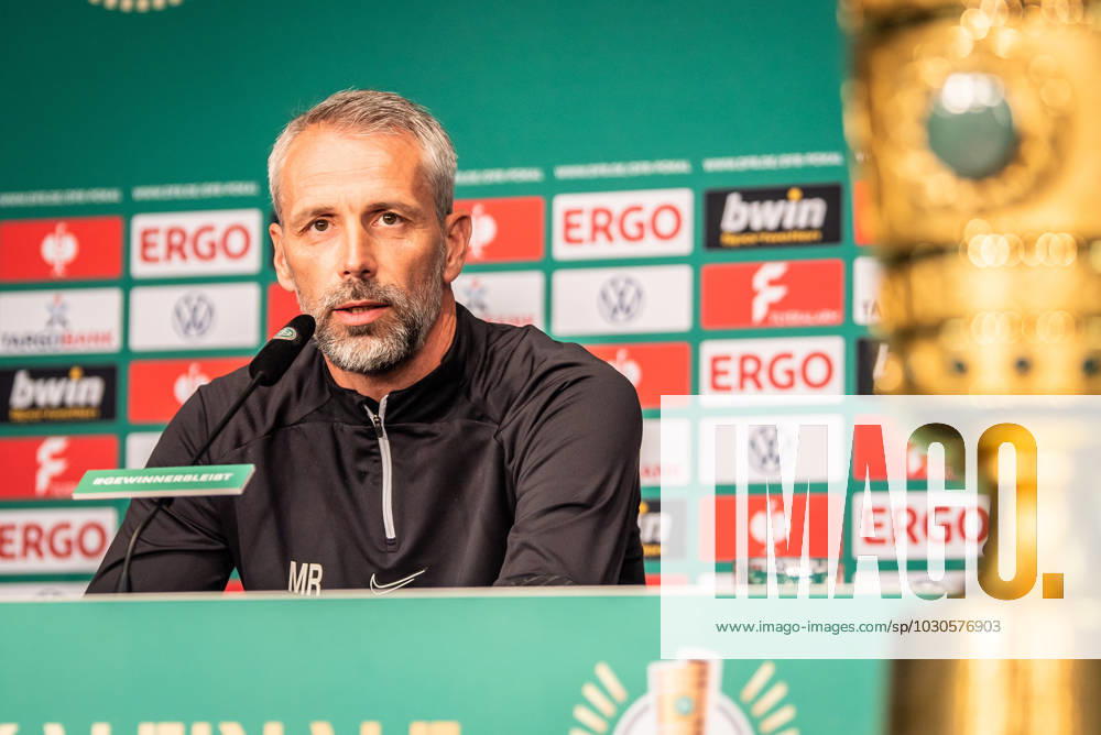 Press Conference DFB Cup Final, RB Leipzig vs Eintracht Frankfurt Berlin, 02 06 2023 Marco Rose Coach RB Leipzig Press Conference DFB Cup Final, RB Leipzig vs Eintracht Frankfurt Olympiastadion, Berlin, 02 06 2023 DFL REGULATIONS PROHIBIT ANY USE OF PHOTOGRAPHS AS IMAGE SEQUENCES AND OR QUASI VIDEO