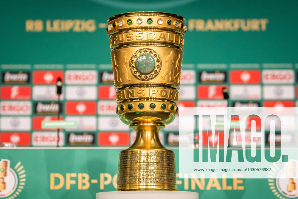 Press Conference DFB Cup Final, RB Leipzig vs Eintracht Frankfurt Berlin, 02 06 2023 Trophaee DFB Cup Final Press Conference DFB Cup Final, RB Leipzig vs Eintracht Frankfurt Olympiastadion, Berlin, 02 06 2023 DFL REGULATIONS PROHIBIT ANY USE OF PHOTOGRAPHS AS IMAGE SEQUENCES AND OR QUASI VIDEO