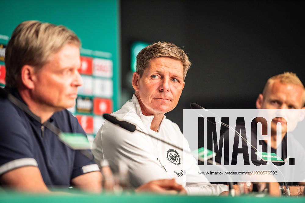 Press Conference DFB Cup Final, RB Leipzig vs Eintracht Frankfurt Berlin, 02 06 2023 Oliver Glasner Coach Eintracht Frankfurt Press Conference DFB Cup Final, RB Leipzig vs Eintracht Frankfurt Olympiastadion, Berlin, 02 06 2023 DFL REGULATIONS PROHIBIT ANY USE OF PHOTOGRAPHS AS IMAGE SEQUENCES AND OR QUASI VIDEO