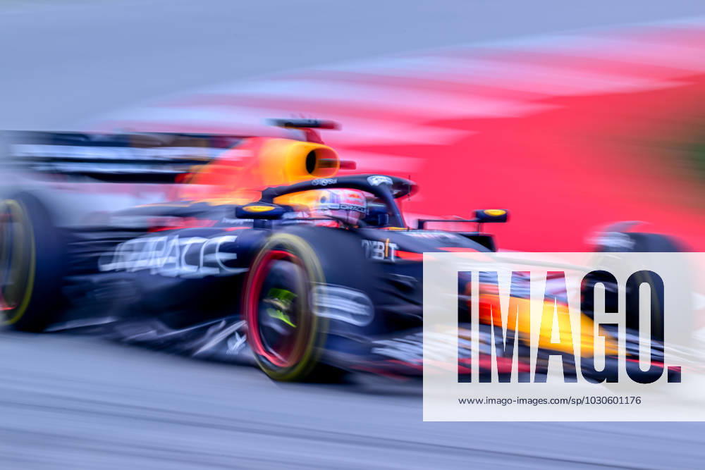 MONTMELO, SPAIN: Max Verstappen, racing for the Red Bull Racing team during the 2023 Formula 1 Spanish Grand Prix at the Circuit de Barcelona-Catalunya in Montmelo, Spain