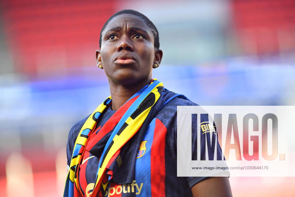 EINDHOVEN, NETHERLANDS - 3 June, 2023: Asisat Oshoala. The final football match of UEFA Women s Champions League FC Barcelona, Barca Femeni - VfL Wolfsburg Women at Philips Arena