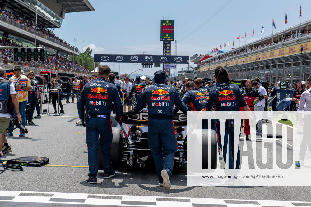 MONTMELO, SPAIN: Max Verstappen, racing for the Red Bull Racing team during the 2023 Formula 1 Spanish Grand Prix at the Circuit de Barcelona-Catalunya in Montmelo, Spain