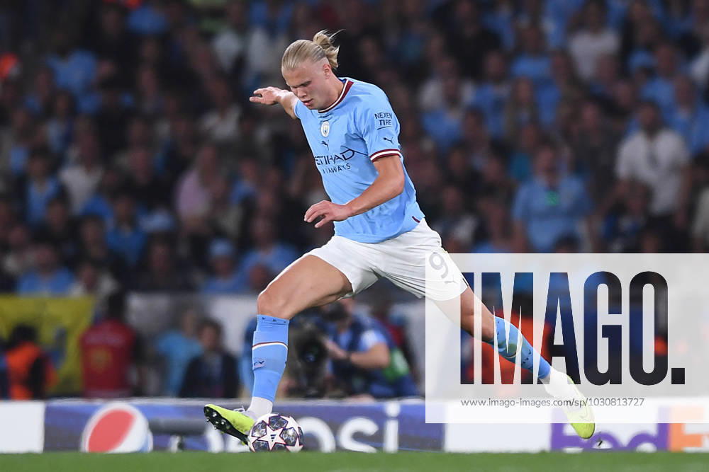 Soccer Champions League final Manchester City Inter Milan on 10 06 2023 at the Ataturk Olympic Stadium in Istanbul Erling Haaland Manchester