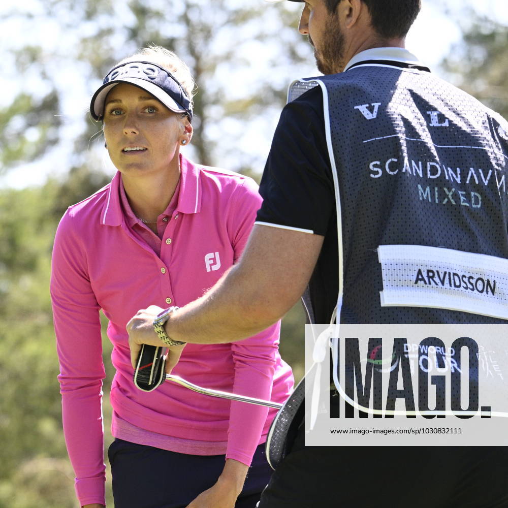 STOCKHOLM 20230611 Elin Arvidsson during the final round of the Scandinavian Mixed European Tour event at Ullna golf course STOCKHOLM SWEDEN