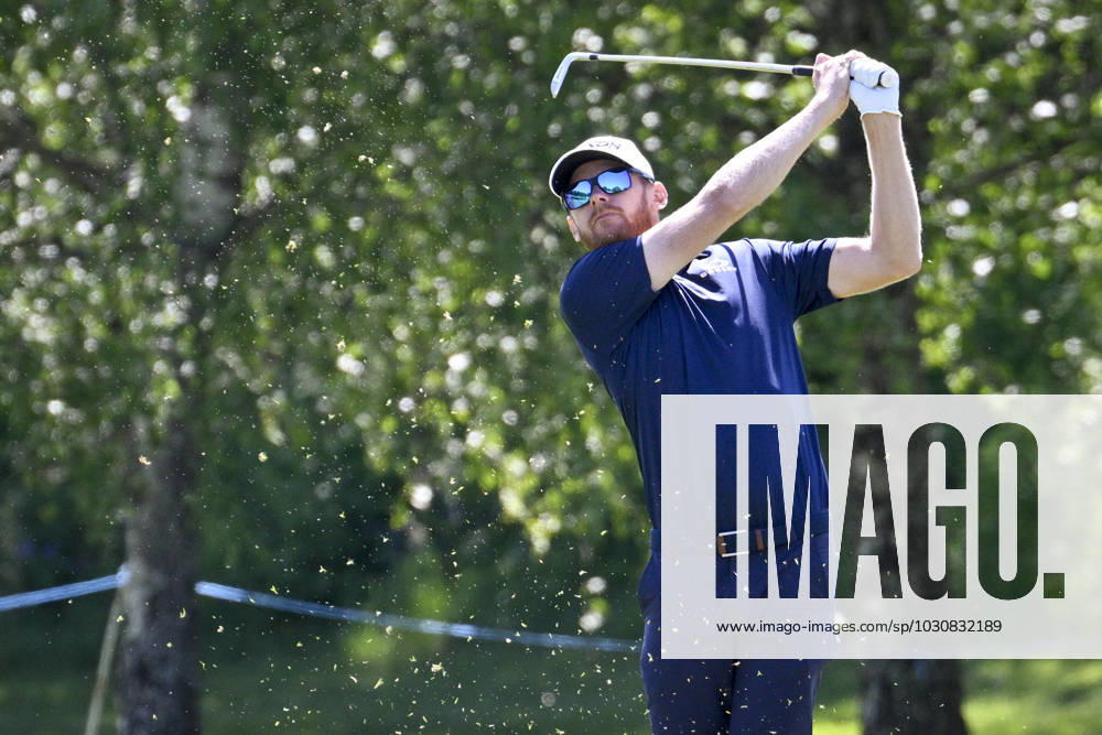 STOCKHOLM 20230611 Sebastian Söderberg during the final round of the Scandinavian Mixed European Tour event at Ullna golf course STOCKHOLM SWEDEN