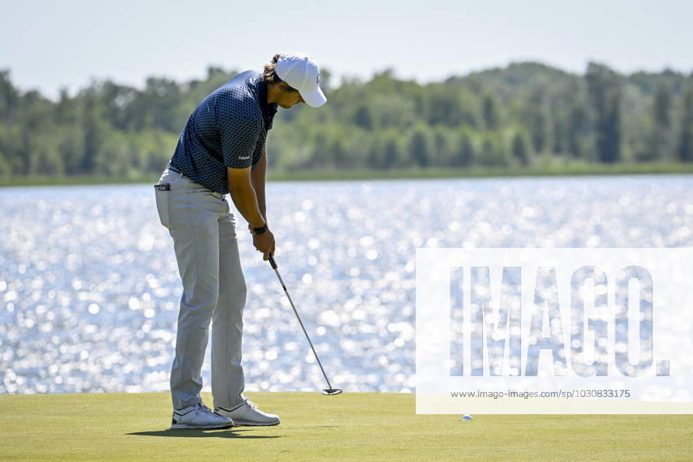 STOCKHOLM 20230611 Hugo Townsend during the final round of the Scandinavian Mixed European Tour event at Ullna golf course STOCKHOLM SWEDEN