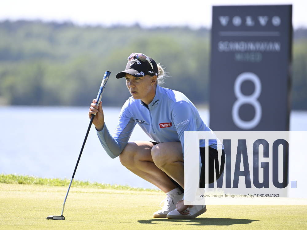 STOCKHOLM 20230611 Madelene Sagström, Sweden, during the final round of the Scandinavian Mixed European Tour event at Ullna golf course STOCKHOLM SVERIGE