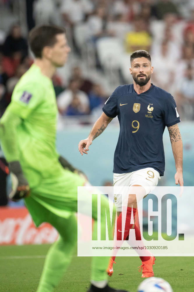 France v Poland - Round of 16 - FIFA World Cup, WM, Weltmeisterschaft, Fussball Doha Olivier Giroud of France in action during the FIFA World Cup Qatar 2022 Round of 16 match between France v Poland at Al Thumama Stadium on December 04, 2022 in Doha, Qatar. Photo by David Niviere ABACAPRESS.COM DOHA Qatar