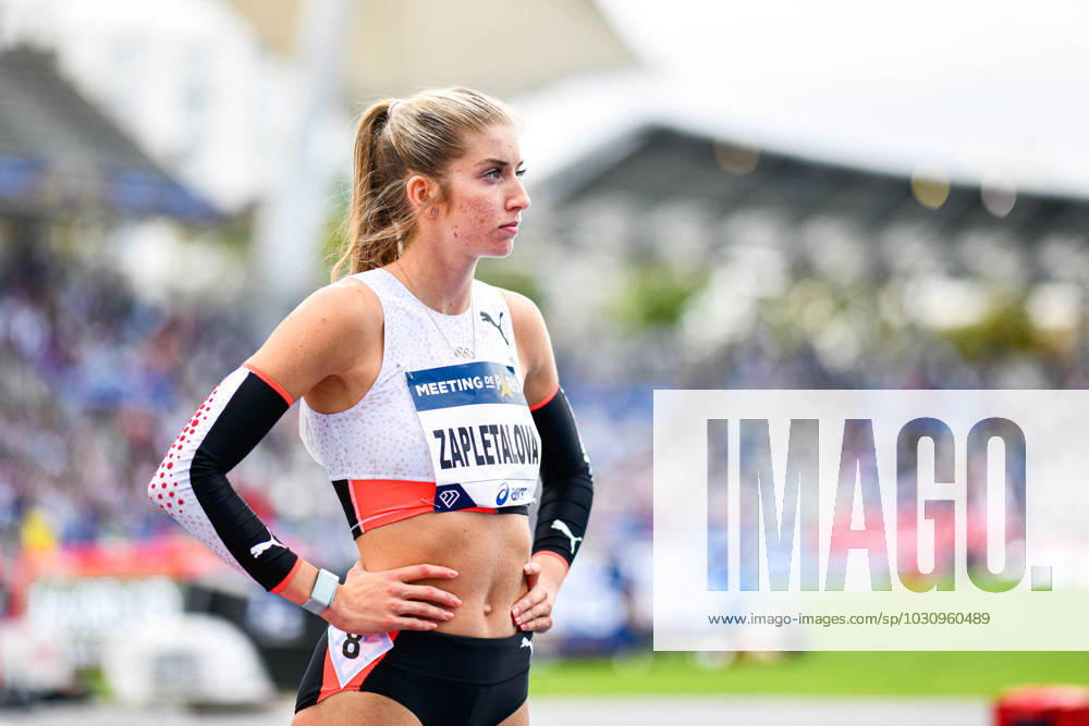 Meeting De Paris Athletics Event Emma Zapletalova (Women s 400m Hurdles) of Slovakia competes during the IAAF Wanda Diamond League, Meeting de Paris Athletics event on August 28, 2021 at Charlety stadium in Paris, France. Photo by Victor Joly ABACAPRESS.COM Paris France