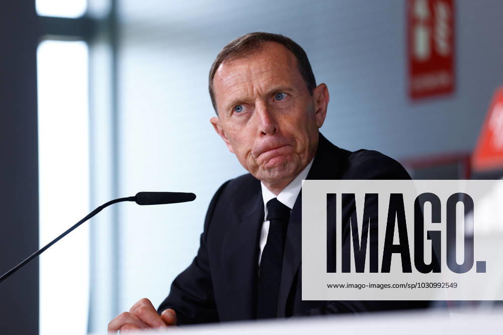 Emilio Butragueno attends his press conference, PK, Pressekonferenz during the presentation of Jude Bellingham as new player of Real Madrid at Ciudad Deportiva Real Madrid on June 15, 2023, in Valdebebas, Madrid, Spain. VALDEBEBAS SPAIN - ZUMAa181 20230615_zaa_a181_003