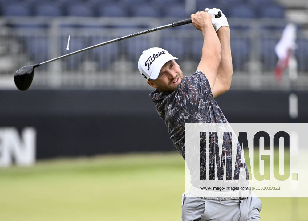 Wyndham Clark follows through on the 18th tee during the first round of the 2023 U.S. Open at the Los Angeles Country Club in Los Angeles on Thursday, June 15, 2023. McIlroy finished with a five-under par 65. LAP20230615232 ALEXxGALLARDO