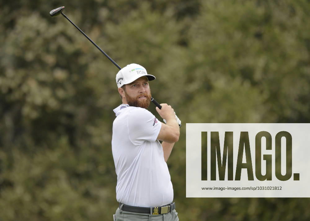 Chris Kirk watches his drive after teeing off on the 12th hole during the second round of the 2023 U.S. Open Golf Championship at the Los Angeles Country Club in Los Angeles, California on Friday, June 16, 2023. LAP20230616920 MIKExGOULDING