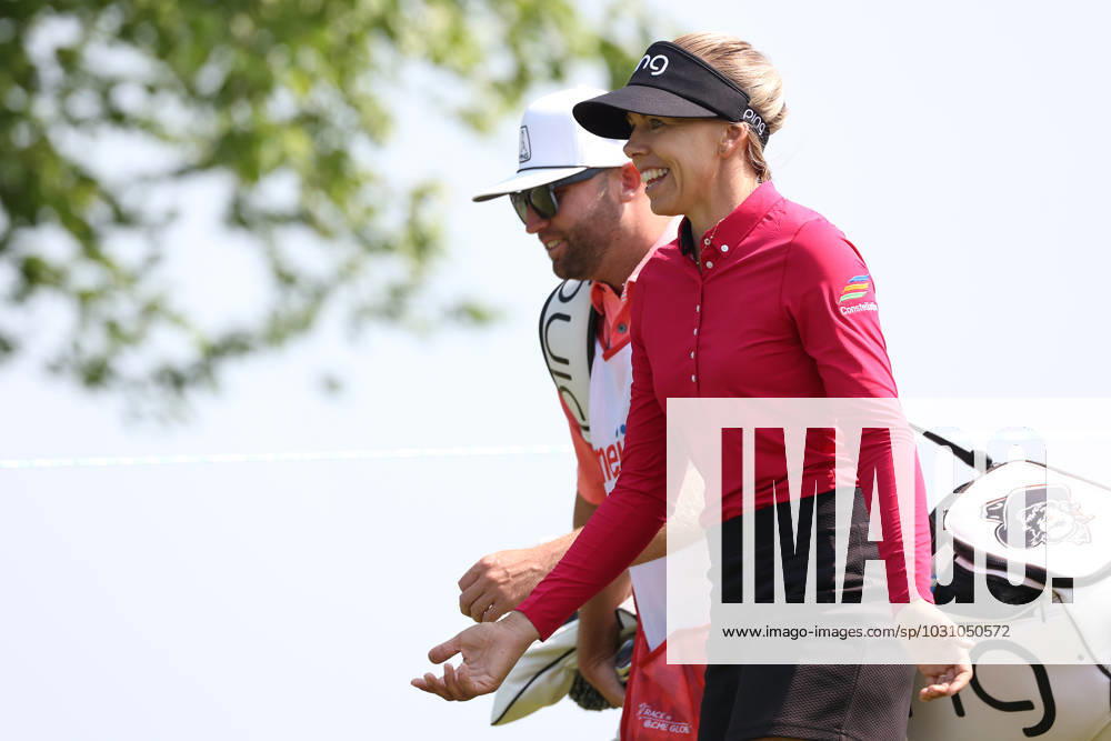 Meijer LPGA, Golf Damen Classic Pernilla Lindberg of Sweden walks toward the second hole during the third round of the Meijer LPGA Classic for Simply Give golf tournament at Blythefield Country Club in Belmont, MI, USA Saturday, June 17, 2023. Belmont Michigan United States