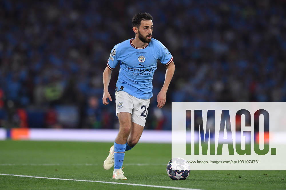 Soccer Champions League final Manchester City Inter Milan on 10 06 2023 at Ataturk Olympic Stadium in Istanbul Bernardo Silva Manchester