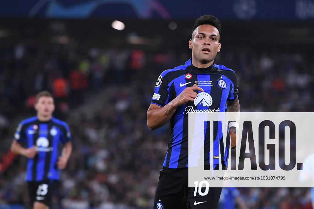Soccer Champions League Final Manchester City Inter Milan on 10 06 2023 at Ataturk Olympic Stadium in Istanbul Lautaro Martinez Milan