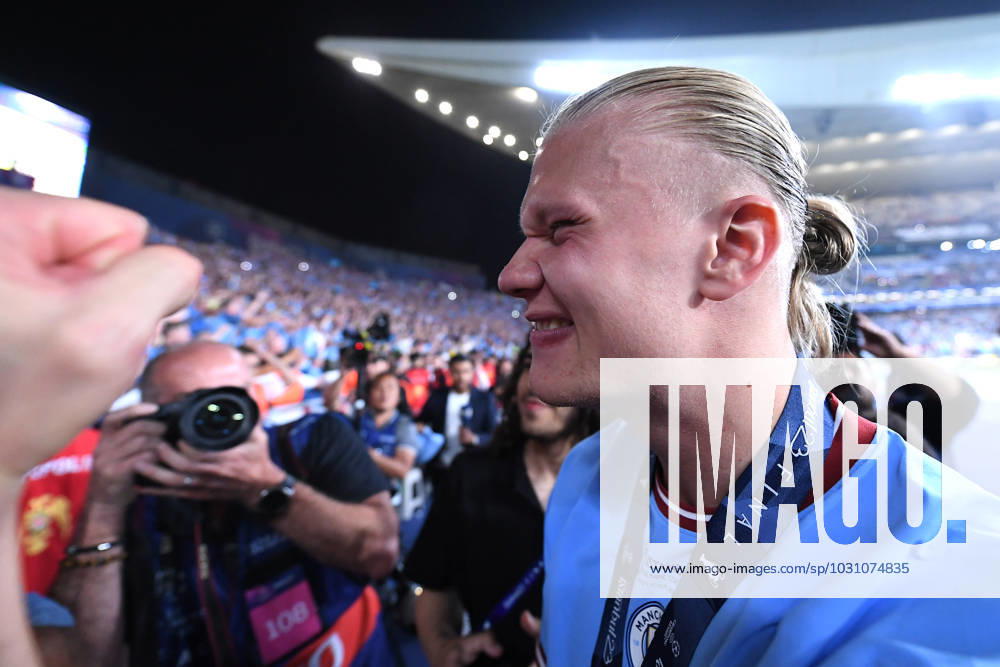 Soccer Champions League final Manchester City Inter Milan on 10 06 2023 at the Ataturk Olympic Stadium in Istanbul Erling Haaland Manchester