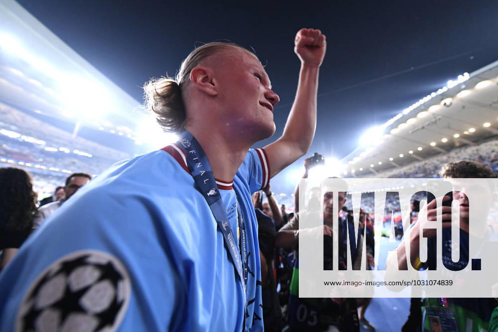 Soccer Champions League final Manchester City Inter Milan on 10 06 2023 at the Ataturk Olympic Stadium in Istanbul Erling Haaland Manchester