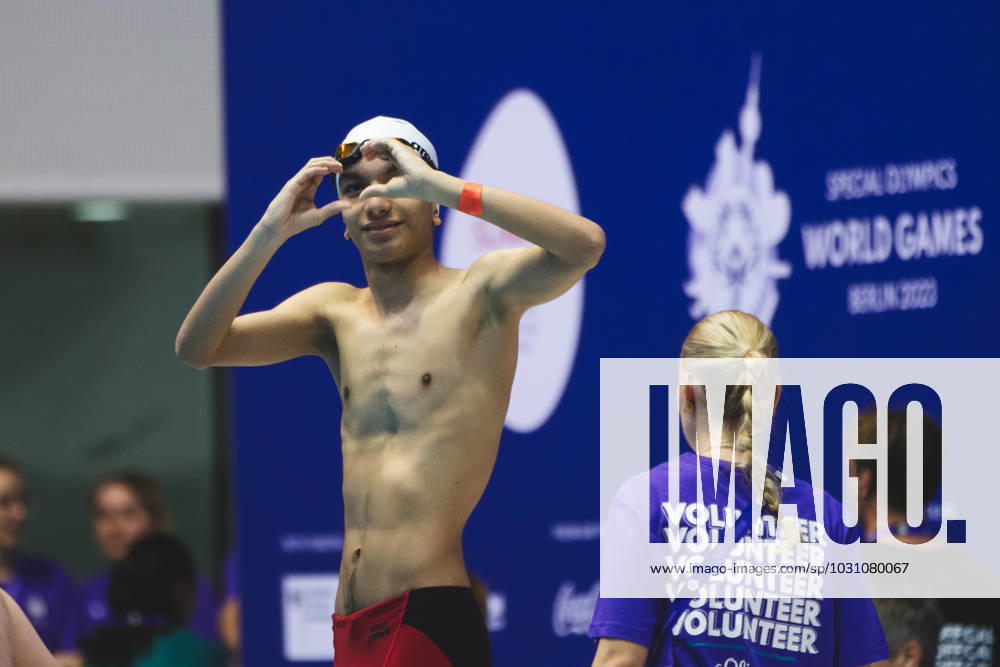 SPECIAL OLYMPICS - World Summer Games 2023 BERLIN,GERMANY,18.JUN.23 - SPECIAL OLYMPICS - World Summer Games 2023, swimming. Image shows an athlete. GEPAxpictures xGintarexKarpaviciute