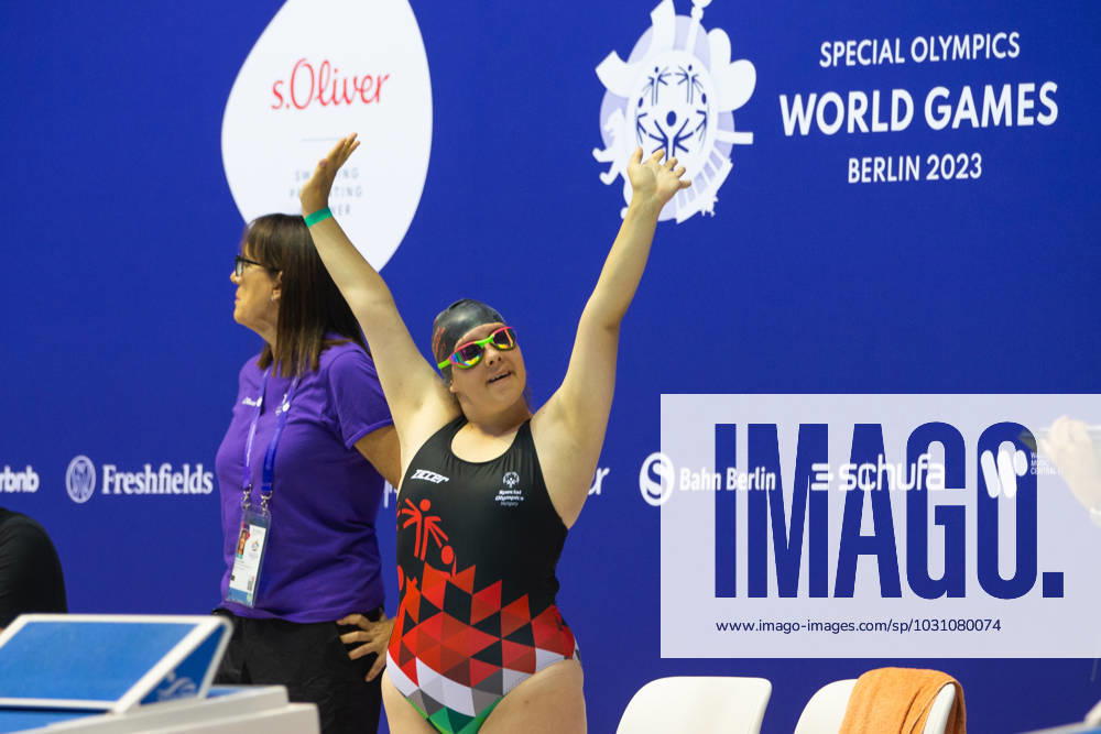 SPECIAL OLYMPICS - World Summer Games 2023 BERLIN,GERMANY,18.JUN.23 - SPECIAL OLYMPICS - World Summer Games 2023, swimming. Image shows an athlete. GEPAxpictures xGintarexKarpaviciute