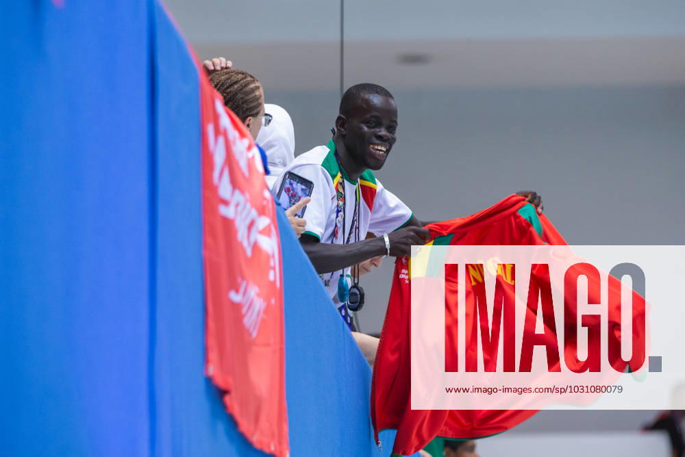 SPECIAL OLYMPICS - World Summer Games 2023 BERLIN,GERMANY,18.JUN.23 - SPECIAL OLYMPICS - World Summer Games 2023, swimming. Image shows a fan. GEPAxpictures xGintarexKarpaviciute