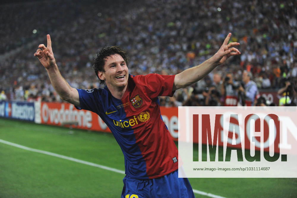 Lionel Messi Wants To Leave Barcelona File photo - Barcelona s Lionel Messi celebrates after scoring the second goal during the UEFA Champion League Final soccer match, Barcelona FC vs Manchester United, ManU at the Stadio Olimpico in Rome, Italy on May 27, 2009. Barcelona Won 2-0. Argentine football star Lionel Messi has sent a letter to Barcelona informing the club that he wants to leave the team. Following the Catalan side s humiliating 8-2 defeat by Bayern Munich in the Champions League quarterfinals, club president Josep Maria Bartomeu told Barca TV: Messi has said many times that he wants to finish career at Barca. In July 2017, Barcelona and Messi announced a contract extension that would keep Messi with the team until June 30, 2021 and is reportedly worth â?¬565,000 ($645,000) a week. Messi, 33, has been with the club since 2000. Photo by Steeve McMay ABACAPRESS.COM Rome - Italy