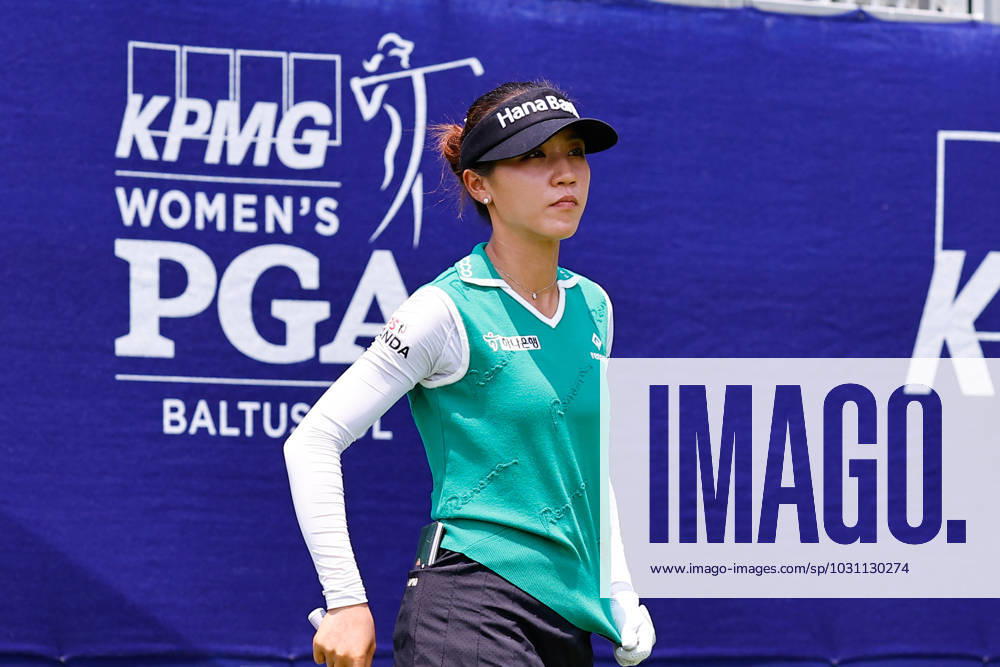 SPRINGFIELD, NJ - JUNE 19: Lydia Ko of New Zealand tees of at the 1st tee during practice for the LPGA, Golf Damen KPMG Womens PGA, Golf Herren Championship on June 19, 2023 at Baltusrol Golf Club (Lower Course) in Springfield, New Jersey. (Photo by Rich Graessle Icon Sportswire) GOLF: JUN 19 LPGA KPMG Womens PGA Championship Icon23061918104