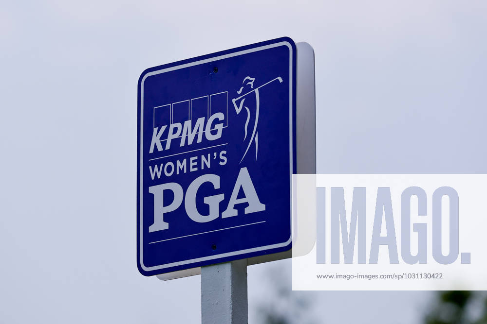 SPRINGFIELD, NJ - JUNE 19: A general view the KPMG Womens PGA, Golf Herren Baltusrol Logo during practice for the LPGA, Golf Damen KPMG Womens PGA Championship on June 19, 2023 at Baltusrol Golf Club (Lower Course) in Springfield, New Jersey. (Photo by Rich Graessle Icon Sportswire) GOLF: JUN 19 LPGA KPMG Womens PGA Championship Icon23061918141
