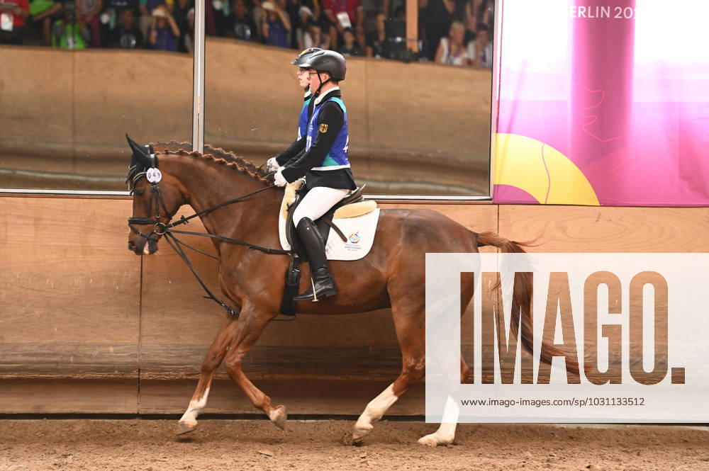 Berlin, Germany, June 20th 2023: Cornelius Geitner of Germany Special Olympics World Games Berlin 2023 - Dressage - Olympiapark. (Ryan Sleiman SPP)