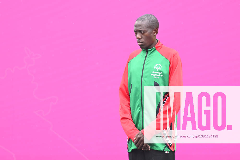 Berlin, Germany, June 20th 2023: Daniel Mutiso, winner in the 800m Level A finals during the Special Olympics World Games Berlin 2023 - Men s 800m - Olympiapark. (Ryan Sleiman SPP)