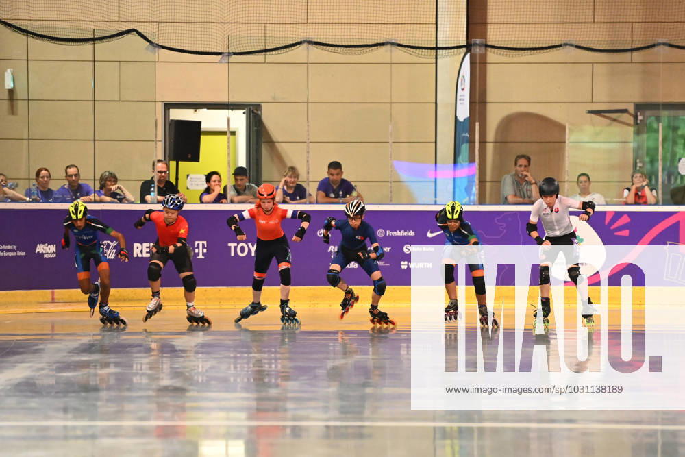 Berlin, Germany, June 20th 2023: Special Olympics World Games Berlin 2023 - Rollerskating 500m Race Finals - Olympiapark. (Ryan Sleiman SPP)