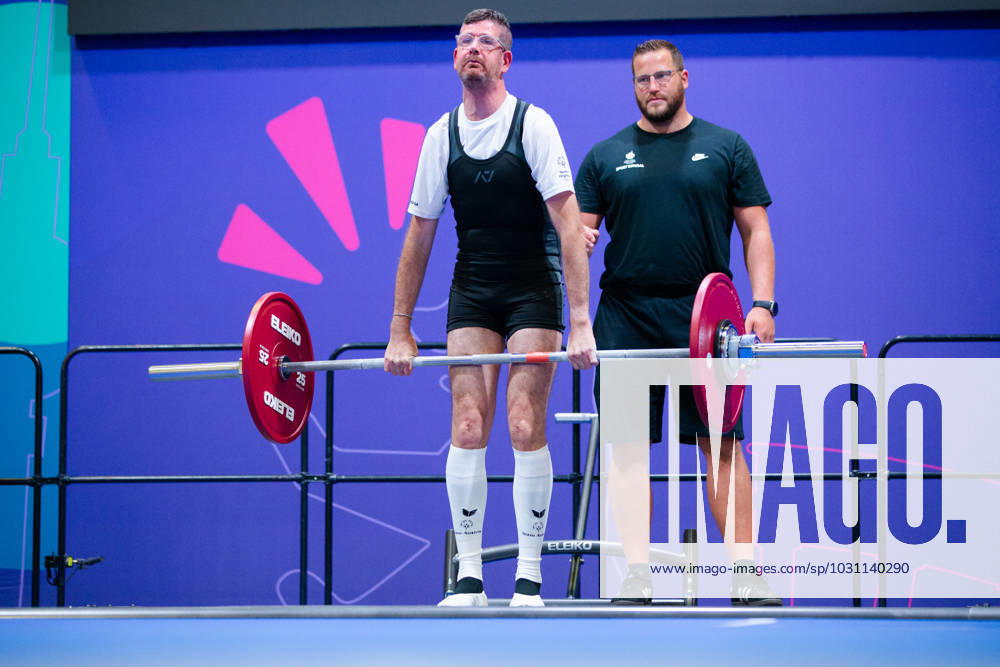 SPECIAL OLYMPICS - World Summer Games 2023 BERLIN,GERMANY,20.JUN.23 - SPECIAL OLYMPICS - World Summer Games 2023, powerlifting. Image shows Sascha Maikl (AUT) GEPAxpictures xGintarexKarpaviciute