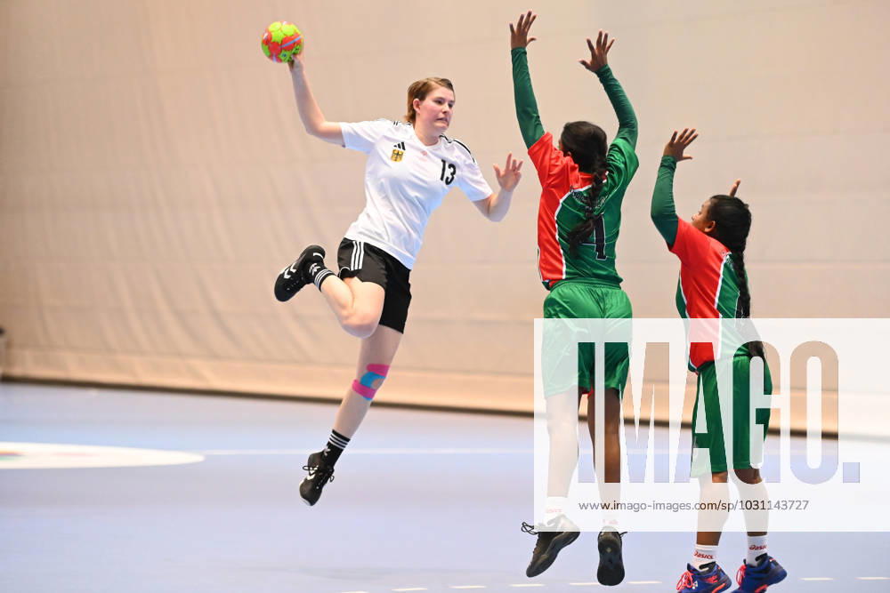 Berlin, Germany, June 20th 2023: Special Olympics World Games Berlin 2023 - Women s Handball - SO Germany v SO Bangladesh - Olympiapark (Ryan Sleiman SPP)