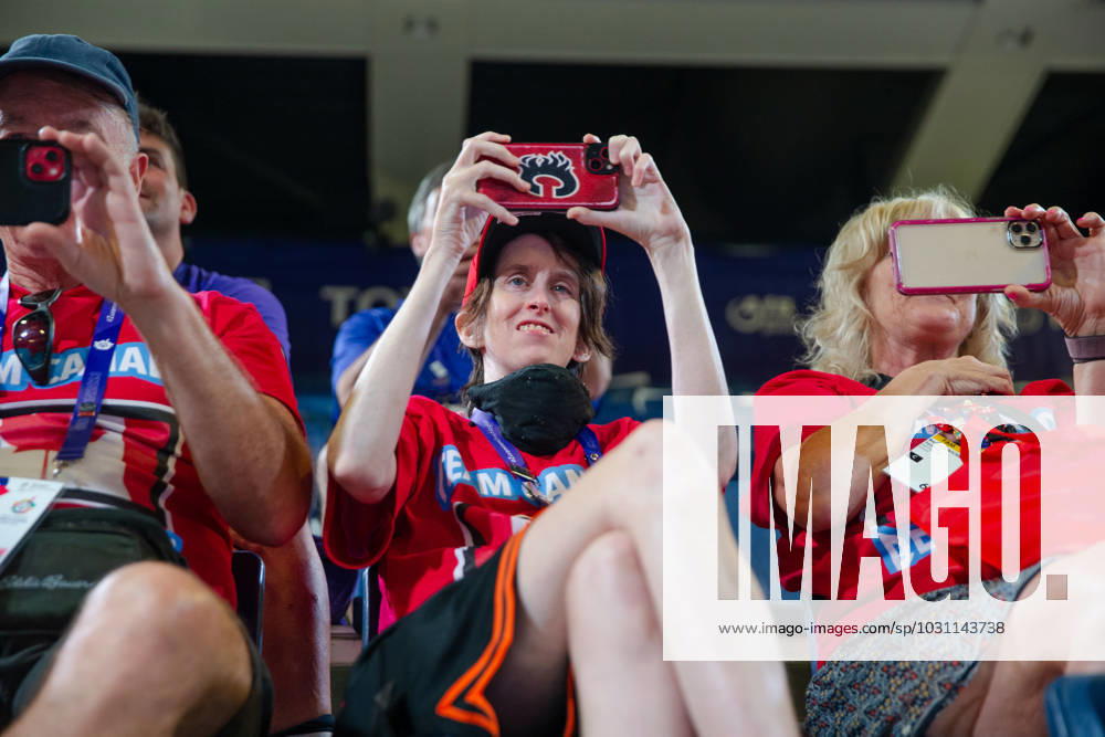 SPECIAL OLYMPICS - World Summer Games 2023 BERLIN,GERMANY,20.JUN.23 - SPECIAL OLYMPICS - World Summer Games 2023, powerlifting. Image shows fans GEPAxpictures xGintarexKarpaviciute