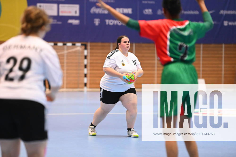 Berlin, Germany, June 20th 2023: Special Olympics World Games Berlin 2023 - Women s Handball - SO Germany v SO Bangladesh - Olympiapark (Ryan Sleiman SPP)
