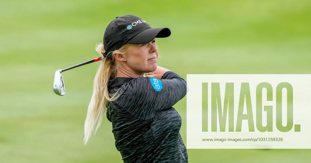 Stephanie Meadow (NIR) hits a tee shot during a practice round of the KPMG Womens Golf Championship at Baltusrol Golf Club in Springfield, NJ on June 21, 2023. Eclipse Sportswire CSM Springfield USA - ZUMAcs17 20230621_zaf_cs17_011