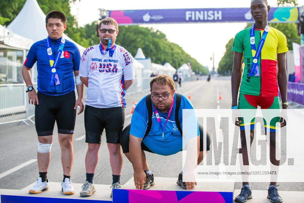 SPECIAL OLYMPICS - World Summer Games 2023 BERLIN,GERMANY,21.JUN.23 - SPECIAL OLYMPICS - World Summer Games 2023, cycling. Image shows Thomas Nagy (AUT) second from the right. GEPAxpictures xGintarexKarpaviciute