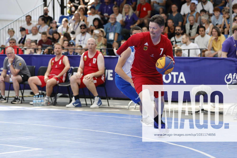 SEPCIAL OLYMPICS WORLD GAMES Special Olympics World Games Berlin 2023 6 day 22 June 2023 3x3 basketball men game between Bosnia Herzegovina and Germany 2 Berlin Neptunbrunnen Berlin Germany