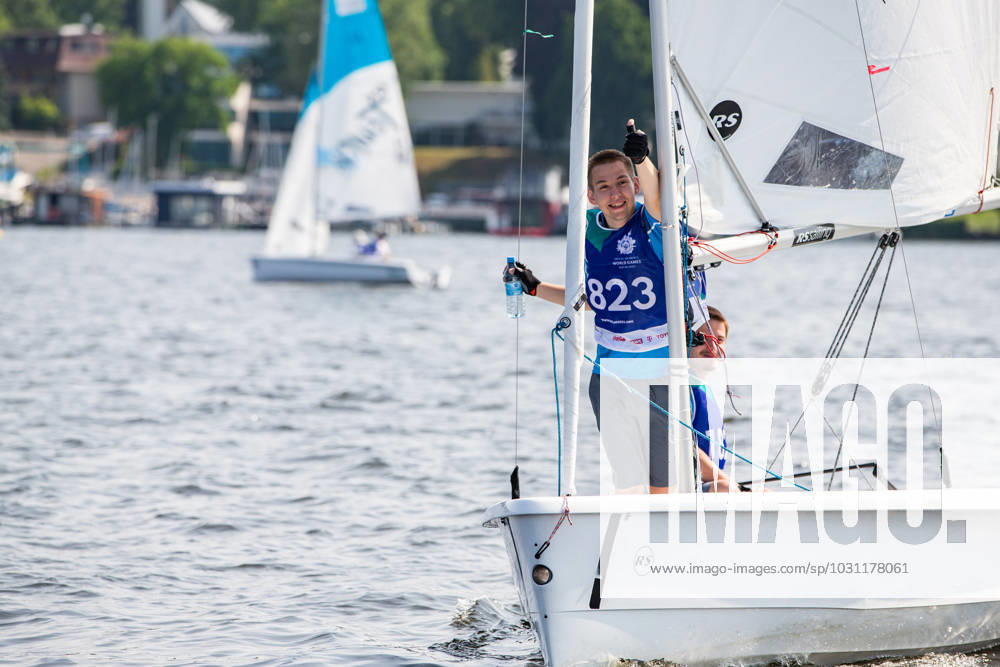 SPECIAL OLYMPICS - World Summer Games 2023 BERLIN,GERMANY,22.JUN.23 - SPECIAL OLYMPICS - World Summer Games 2023, sailing. Image shows Dominik Huber (AUT) and Patrik Huber (AUT). GEPAxpictures xGintarexKarpaviciute