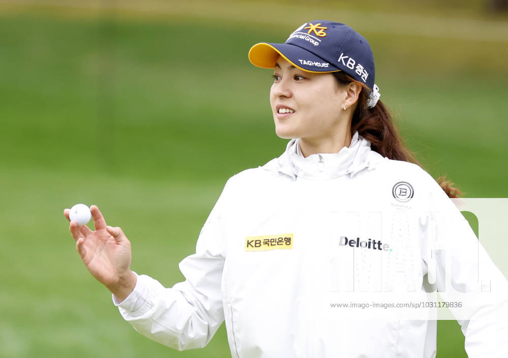 In Gee Chun of Korea reacts after putting on the 13th green in the first round of the KPMG Women s PGA, Golf Herren Championship at Baltusrol Golf Club in Springfield, NJ on Thursday, June 22, 2023. NYP20230622108 JohnxAngelillo