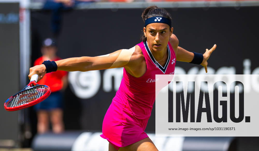 Caroline Garcia of France in action during the second round of the 2023 bett1 Open, WTA, Tennis Damen 500 tennis tournament on June 21, 2023 in Berlin, Germany