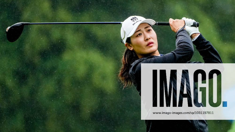 Xiyu Lin (CHN) hits a tee shot during the second round of the KPMG Womens Golf Championship at Baltusrol Golf Club in Springfield, NJ on June 23, 2023. Eclipse Sportswire CSM Springfield USA - ZUMAcs17 20230623_zaf_cs17_055