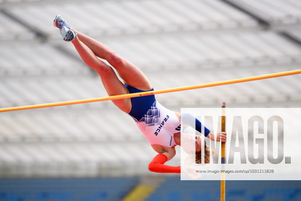 Margot Chevrier of France competes in womens pole vault during day 3 of the European Games on June 24, 2023 in Katowice Photo Jesper Zerman BILDBYRAN COP 234 JZ0381 friidrott athletics friidrett europeiska spelen 2023 european games 2023 europeiska spelen european games 3 bbeng pole vault stavsprang stavhopp frankrike