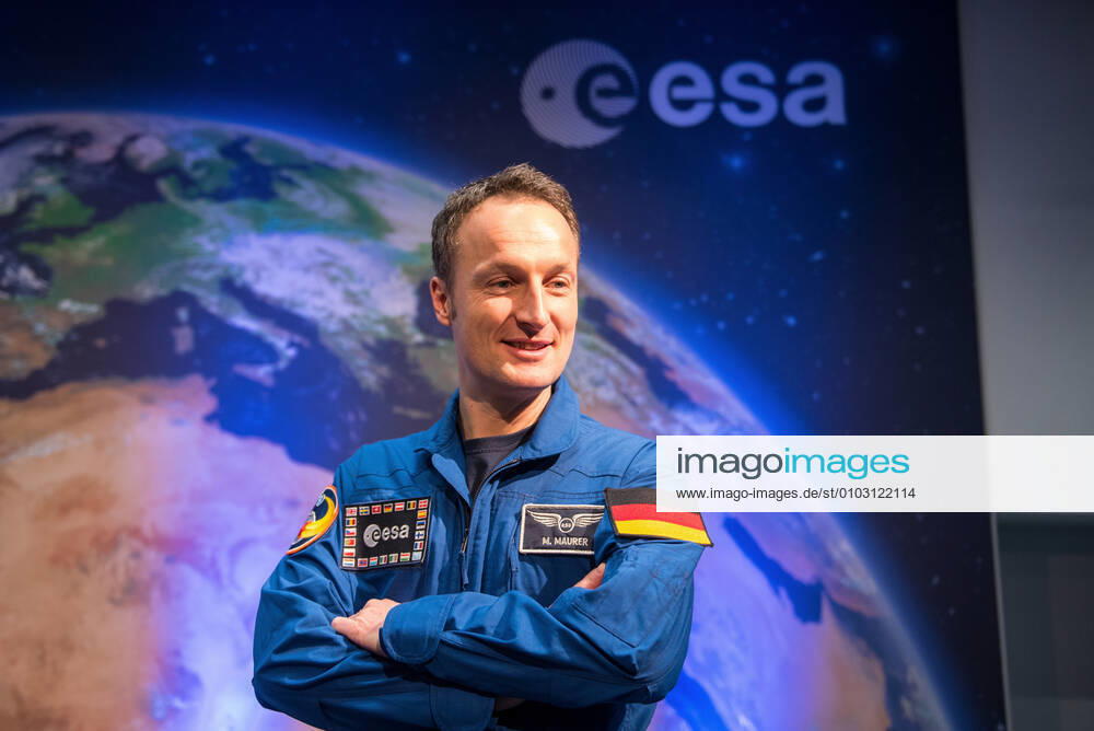 ESA Press Conference, Astronaut Dr Matthias Maurer 02 02 2017 Darmstadt x1x ESA, European Space Operations Centre Press Conference, Introduction of ESA Astronaut Dr Matthias Maurer In picture l r Dr Matthias Maurer Frankfurt Frankfurt Hessen Germany