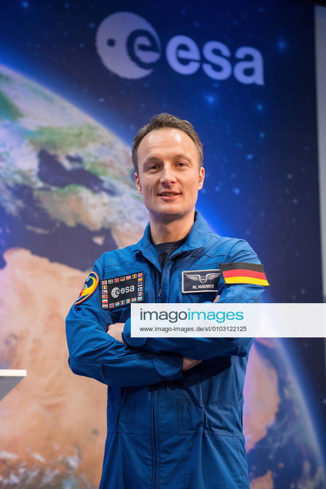 ESA Press Conference, Astronaut Dr Matthias Maurer 02 02 2017 Darmstadt x1x ESA, European Space Operations Center Press Conference, Introduction of ESA Astronaut Dr Matthias Maurer In the picture l r Dr Matthias Maurer Frankfurt Frankfurt Hessen Germany